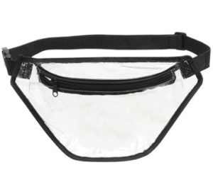 clear fanny pack